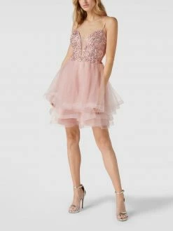 Laona Cocktailkleid Mit Pailletten Und Zierperlen - Rosé