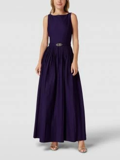 Lauren Ralph Lauren Abendkleid Mit Plisseefalten Modell 'RAVISARA' - Lila