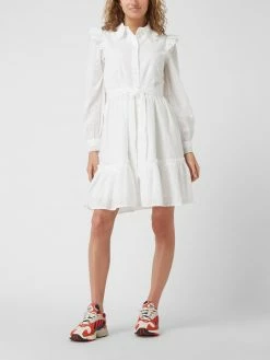 Selected Femme Blusenkleid Aus Bio-Baumwolle Modell 'Brody' - Offwhite