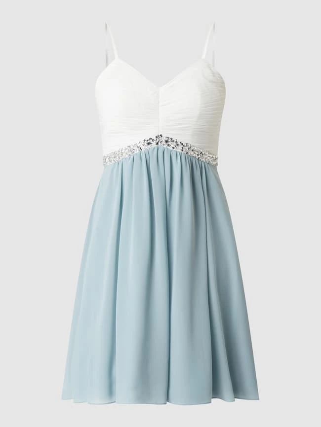 Jake*s Cocktail Two-Tone-Cocktailkleid Mit Strasssteinen - Schilf 2 Jake*s Cocktail Two-Tone-Cocktailkleid Mit Strasssteinen - Schilf – Bild 2