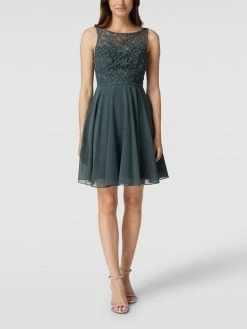 Laona Cocktailkleid In Minilänge Mit Strasssteinbesatz - Grün