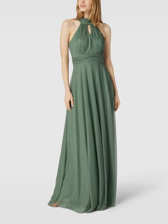 TROYDEN COLLECTION Abendkleid Mit Amerikanischem Ausschnitt - Schilf 1 TROYDEN COLLECTION Abendkleid Mit Amerikanischem Ausschnitt - Schilf