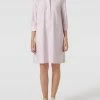 Christian Berg Woman Hemdblusenkleid Mit Streifenmuster - Rosa