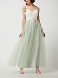 Luxuar Abendkleid Aus Spitze Und Tüll - Mint