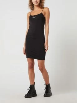 Calvin Klein Jeans Minikleid Mit Spaghettiträgern - Schwarz