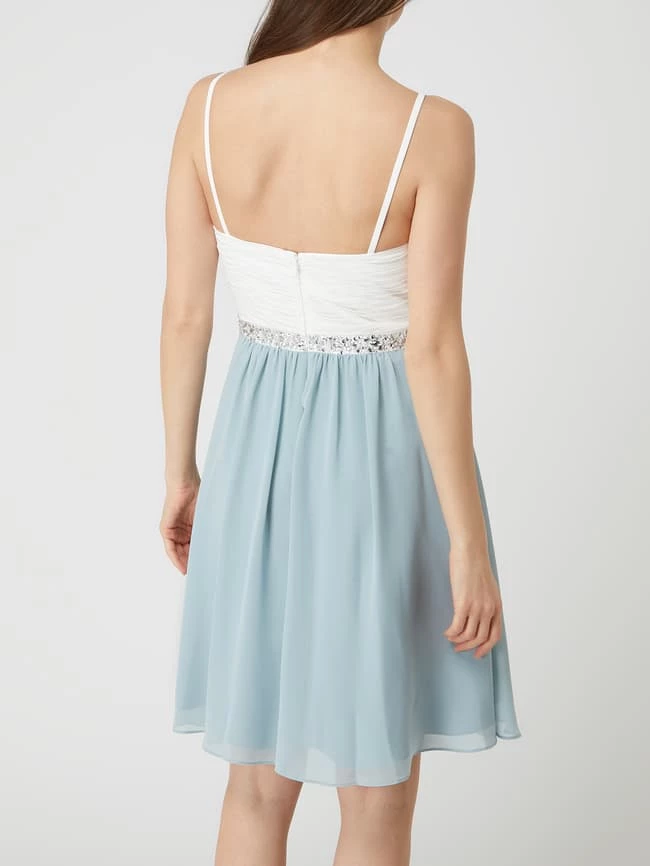 Jake*s Cocktail Two-Tone-Cocktailkleid Mit Strasssteinen - Schilf 5 Jake*s Cocktail Two-Tone-Cocktailkleid Mit Strasssteinen - Schilf – Bild 5