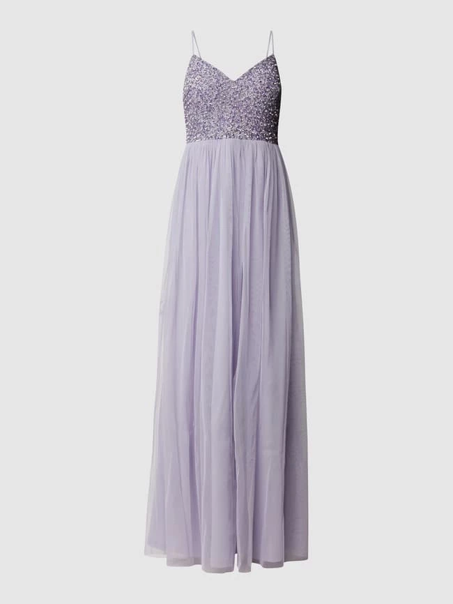 Jake*s Cocktail Abendkleid Mit Paillettenbesatz - Flieder 2 Jake*s Cocktail Abendkleid Mit Paillettenbesatz - Flieder – Bild 2