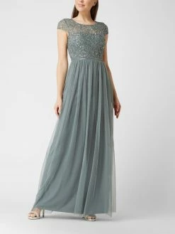 Christian Berg Cocktail Abendkleid Aus Tüll - Bottle