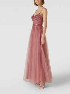 Laona Abendkleid Mit Zierbesatz - Rosé