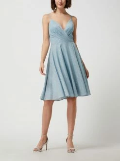 Luxuar Cocktailkleid Mit Glitter-Effekt - Mint