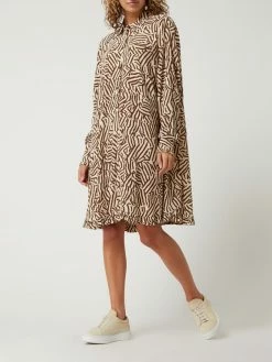 Modström Blusenkleid Mit Allover-Muster - Sand