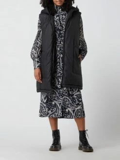 Jake*s Collection Blusenkleid Aus Chiffon - Schwarz