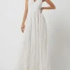 MAYA DELUXE Brautkleid Mit Pailletten - Offwhite
