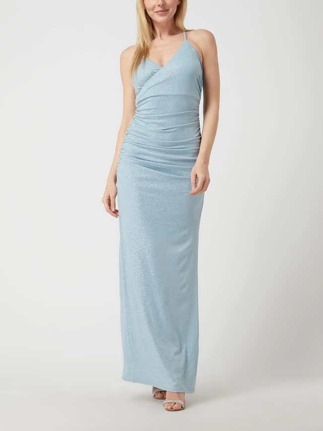 Jake*s Cocktail Abendkleid Mit Glitter-Effekt - Schilf Meliert 1 Jake*s Cocktail Abendkleid Mit Glitter-Effekt - Schilf Meliert