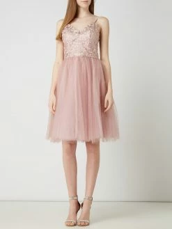 CHI CHI London Cocktailkleid Aus Mesh Modell 'Dianne' - Rosa
