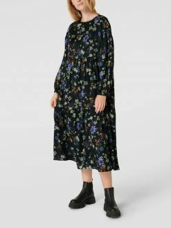 Marc O'Polo Blusenkleid Mit Allover-Muster - Khaki