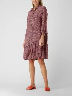 Esprit Blusenkleid Aus Viskose - Marineblau