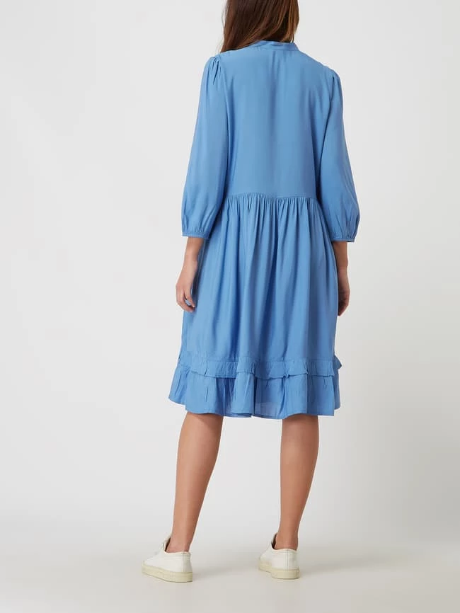 Esprit Kleid Aus Viskose - Rauchblau 4 Esprit Kleid Aus Viskose - Rauchblau – Bild 4