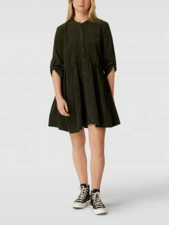 Only Blusenkleid Aus Cord Modell 'CHICAGO' - Olivgrün