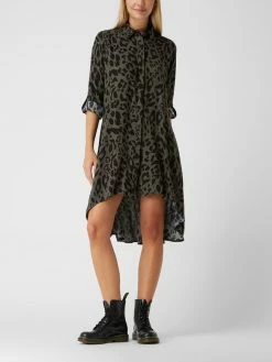 Apricot Blusenkleid Aus Viskose - Khaki