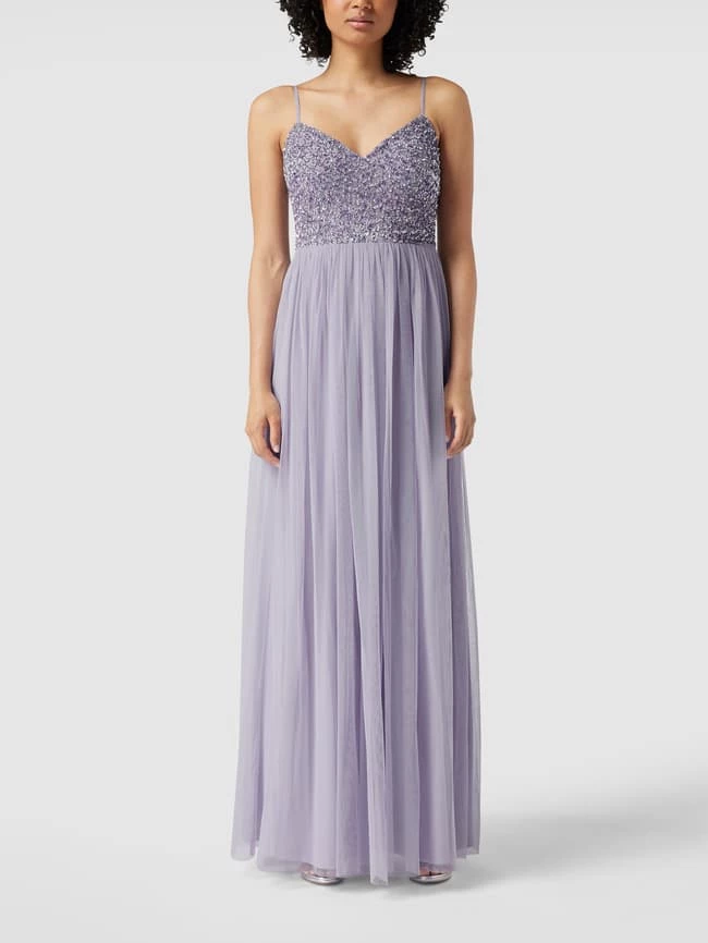 Jake*s Cocktail Abendkleid Mit Paillettenbesatz - Flieder 1 Jake*s Cocktail Abendkleid Mit Paillettenbesatz - Flieder